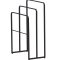 Drammen Wandgarderobe Handtuchhalter Stahl schwarz.