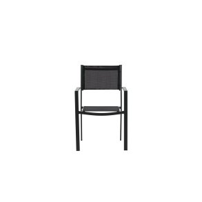 Copacabana hagestol stabelbar svart.