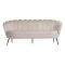 Nice sofa 3 seter velour beige.