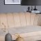 Nice sofa 3 seter velour beige.