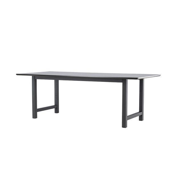 Oslo spisebord 100x220cm sort.