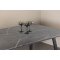 Malaga spisebord marmor dekor 90x200cm mrk gr,svart.