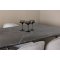 Malaga spisegrupper spisebord  90x200cm mrk gr og 6 Skagen stol velour gr.