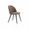 Tokyo ensemble pour salle � manger table � manger smoked �120x120-160-200 incl. 2 rallonges, 6 chaises boucl� marron.