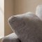 Lux sofa z szezlongiem prawostronna lub lewostronna, w komplecie 2 poduszki, szara.