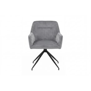 Moon spisestuestol med 360� dreiefunksjon velur gr�.