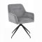 Moon spisestuestol med 360� dreiefunksjon velur gr�.