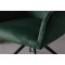 Moon spisestuestol med 360� dreiefunksjon velur gr�nn.
