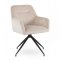 Moon spisestuestol med 360� dreiefunksjon velur beige.