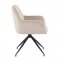 Moon spisestuestol med 360� dreiefunksjon velur beige.