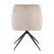 Moon spisestuestol med 360� dreiefunksjon velur beige.