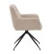 Moon spisestuestol med 360� dreiefunksjon boucl� beige.