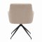 Moon spisestuestol med 360� dreiefunksjon boucl� beige.
