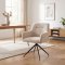 Moon spisestuestol med 360� dreiefunksjon boucl� beige.