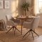 Moon spisestuestol med 360� dreiefunksjon boucl� beige.
