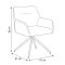 Moon matstol med 360� sv�ngfunktion boucl� brun.