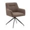 Moon spisestuestol med 360� dreiefunksjon boucl� brun.