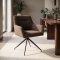 Moon spisestuestol med 360� dreiefunksjon boucl� brun.