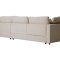 Mandal Chaiselongsofa rechtsseitig inkl. 7 Kissen Boucl� beige.