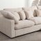 Mandal Chaiselongsofa rechtsseitig inkl. 7 Kissen Boucl� beige.