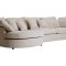 Mandal Chaiselongsofa linksseitig inkl. 7 Kissen Boucl� beige.