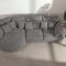 Mandal Chaiselongsofa linksseitig inkl. 7 Kissen Boucl� grau.