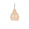 Varekil belysning pendel 20x20x25cm natur.