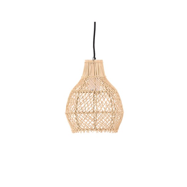 Varekil belysning pendel 20x20x25cm natur.