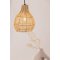 Varekil belysning pendel 20x20x25cm natur.