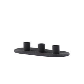 Dian świecznik czarny.