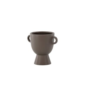 Cent doniczka brązowa.