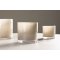 Glora Teelichthalter beige.