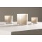 Glora Teelichthalter beige.