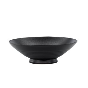 WabiSabi miska twarda porcelana czarny.