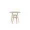 Kids Essgruppe fr Kinder 1 Tisch, 2 Hocker whitewash.
