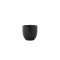 WabiSabi kubek twarda porcelana czarny.