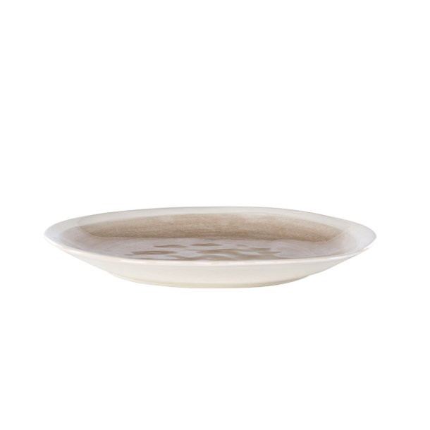 Jublie tallrik stengods beige.