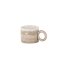 Taza Jublie de gres beige.