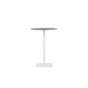 Milano Gartentisch Bartisch Ø70 weiß.