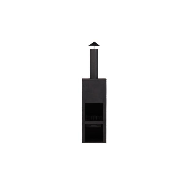 Makarima Gartenkamin, Lagerfeuer Stahl schwarz.