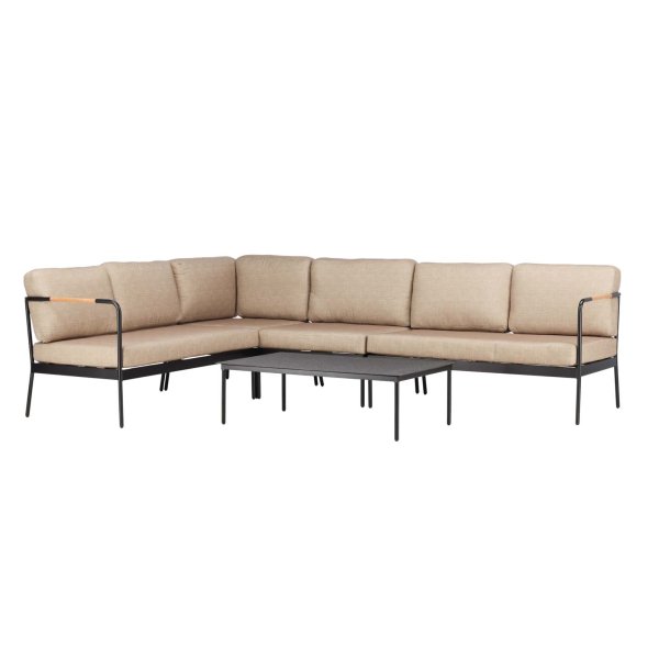 Pehnna Lounge-Set 2 Teile beige,schwarz.