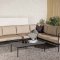 Pehnna Lounge-Set 2 Teile beige,schwarz.