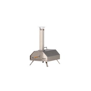 Hamnå Pizzaofen til kul silberfarben.