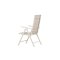 Break Gartenstuhl Positionsliege beige.