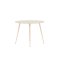 Plaza matbord 100 cm whitewash.