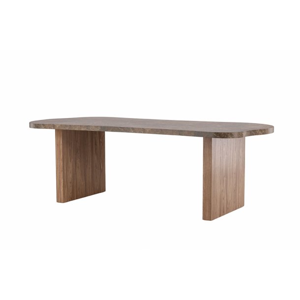 Eleonora Esstisch oval 100x230 cm braun.