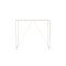 Brea Bartisch 60x120 cm beige.