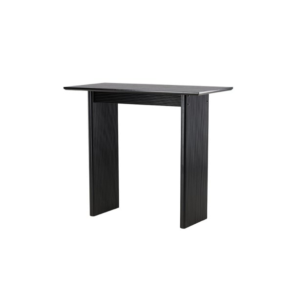 Vail table de bar 60x120 cm noir.