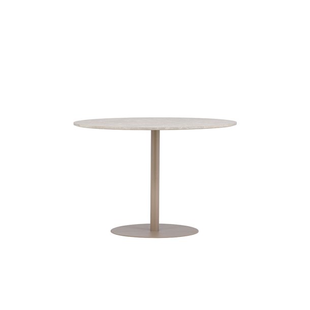 Lycke Esstisch 110 cm beige.