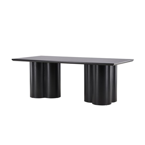 Olivia Esstisch 100x210 cm schwarz.